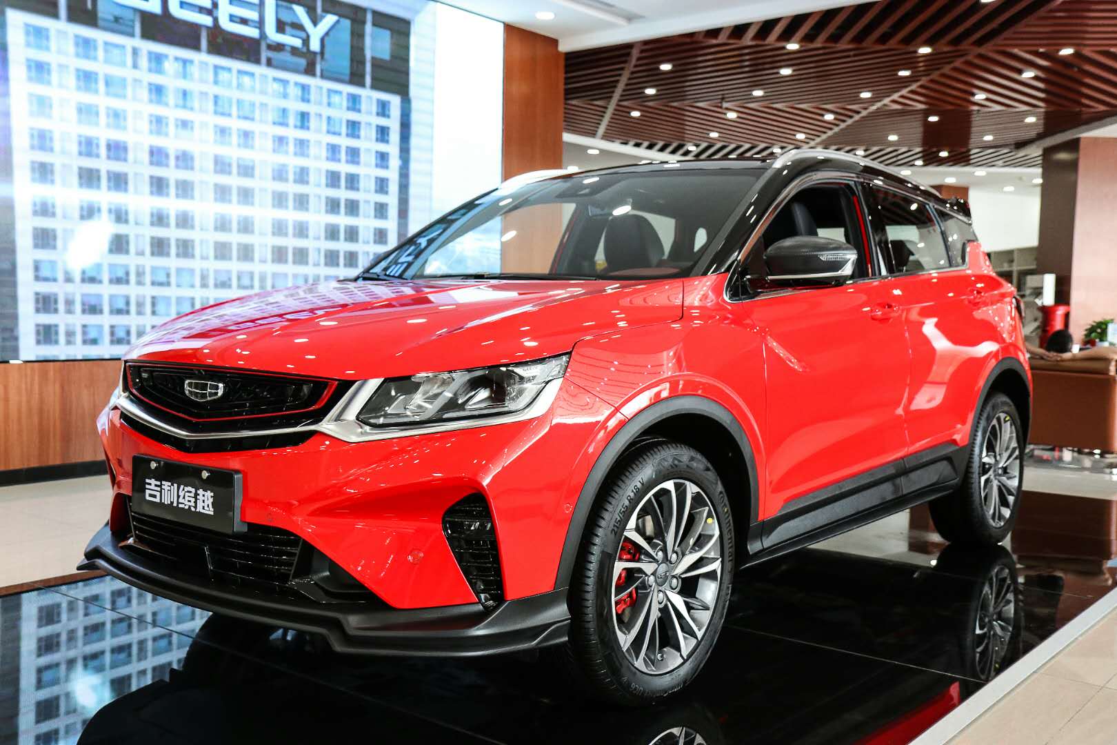 吉利汽车_价格预计13万起 吉利全新suv缤越到店_资讯_17汽车网(17.