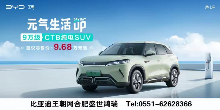 比亚迪王朝9万级CTB纯电SUV